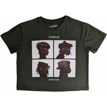 Merch Gorillaz: Gorillaz Ladies Crop Top: Demon Days (small) S