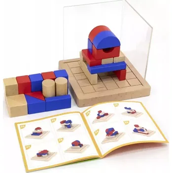 ostatní stavebnice VIGA, Dřevěná 3D stavebnice