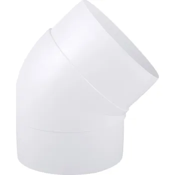 Kanalizační potrubí Plastové koleno 45 st. průměr 125 mm