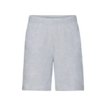 Pánské kalhoty Fruit of the Loom Šortky do gumy Lightweight Velikost: S, Barva: světle šedý melír
