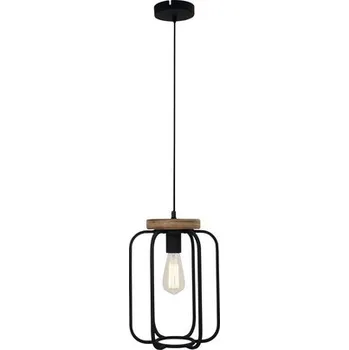 Lustr Brilliant Tosh E27 40 W černo/hnědý