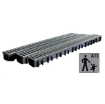 Likov Odvodňovací žlaby pozinkovaná mříž 5cm x 1m (sada 3ks) 1,5t LikoDrain WLC-SET