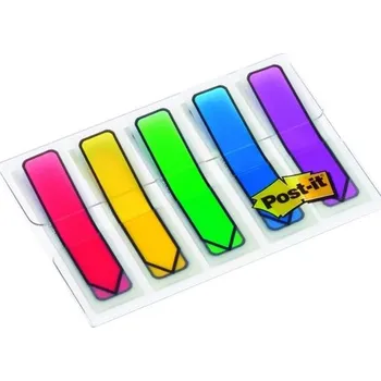 Samolepící bloček Záložky samolep. Post-it®, tvar šipky, 5 × 20 ks