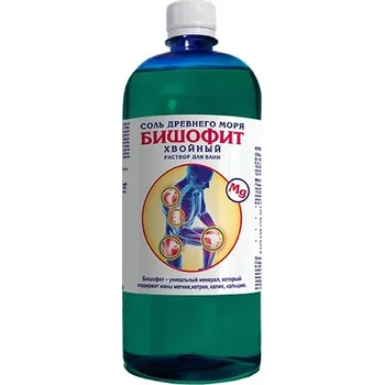 Koupelová sůl Roztok pro koupele Bischofite jehličnatý 1L