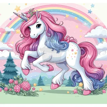 Jedlá dekorace na dort Caketools Jedlý papír "Jednorožci 32" A4