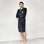 L&L župan pánský MAX s kapucí froté 100% bavlna XL tmavě modrá