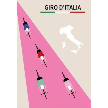 Plakát Plakát, Obraz - Giro d Italia, Poster Paperago