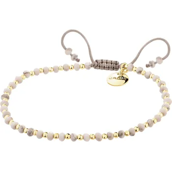 Náramek Pozlacený náramek z mosazi s howlity - AR539-2066