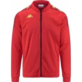 Pánské oblečení KAPPA4SOCCER GIULLIO mikina červená/červená dhalia L