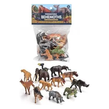 plyšák Zwierzęta prehistoryczne 12szt