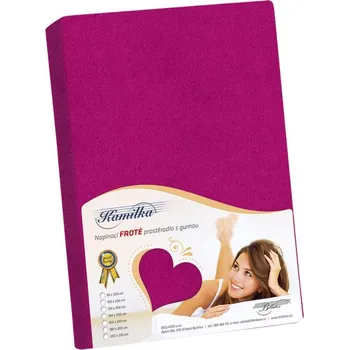 Prostěradlo Froté prostěradlo 120x200 cm fuchsiová