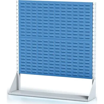Alfa 3 Perforované stojany s panely na boxy, 2 patra, základní pole