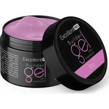 Lak na nehty EXCELLENT PRO STAVEBNÍ UV/LED GEL S TEKUTOU PAMĚTÍ - LILAC 50g