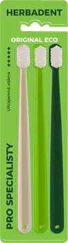 Zubní kartáček Herbadent Original Eco pro specialisty Ultra Soft 3 ks