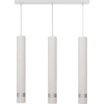 LED Lustr na lanku TUBA 3xGU10/4,8W/230V bílá/lesklý chrom