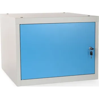 Dílenský stůl Skříňka pro dílenský stůl Solid, křídlové dveře, modrá - ral 5012