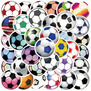 samolepka Set samolepek s fotbalovým míčem