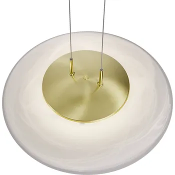 HELL LED závěsné světlo Findus, mosaz matná/holá mosaz matná, mosaz holá LED celkem 42 W - Doprava zdarma