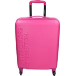 Kabinový cestovní kufr United Colors of Benetton Aura - růžová