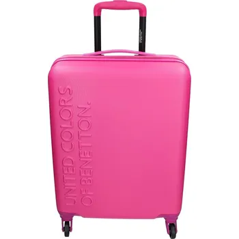 Kabinový cestovní kufr United Colors of Benetton Aura - růžová