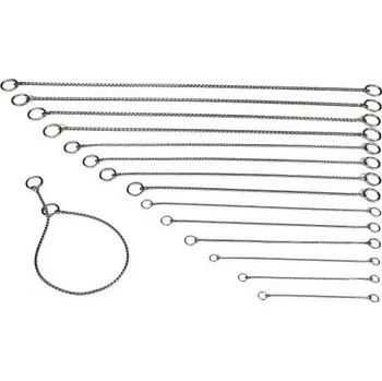 Obojek pro psa Řetízkový obojek SNAKE stříbrný 2,2mm Délka: 55cm