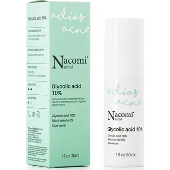 Pleťové sérum Nacomi Next Level Glycolic Acid 10 % sérum s kyselinou glykolovou 30 ml