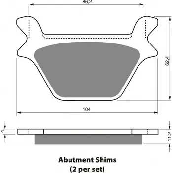 Autodíl Brzdové destičky GOLDFREN 056 S33 STREET REAR