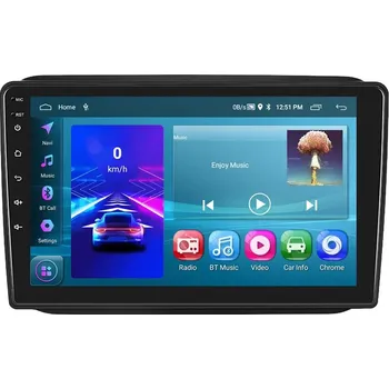 Autorádio Autorádio 10,1" LCD A3196 2GB+64GB Android 13 s rámečkem pro Škoda Fabia 06-14, Roomster 06-15