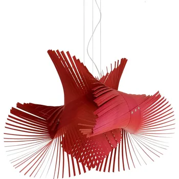 LZF LamPS LZF Minimikado závěsné světlo, červená - Ø baldachýn 12 cm 1 x 7 W LED - Doprava zdarma