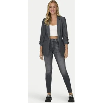 Oblečení a móda ONLY Sako Kayle 15218743 Šedá Regular Fit 34