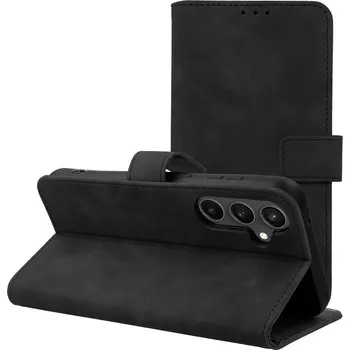 Pouzdro na mobilní telefon Forcell Pouzdro Flipové TENDER Book Case pro SAMSUNG Galaxy S23 FE , černé 5903396227233