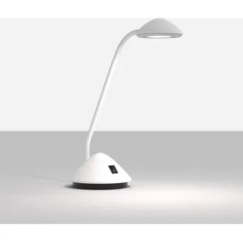 Lampička LED stolní lampa MAULarc, bílá, výška 38 cm, flexibilní - Délka ramene 37 cm; Ø hlavy 9,3 cm; Ø základny 13,5 cm; délka kabelu 150 cm 1 x 4 W LED - Doprava zdarma
