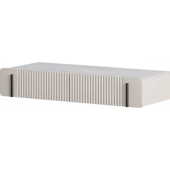 Toaletní stolek BOGART. Závěsný toaletní stolek Malmi, kašmír / crema bianca / černá