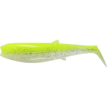 Umělá nástraha SAVAGE GEAR - Umělá nástraha - Cannibal Shad 10cm / 9g - Flou Yellow Glow