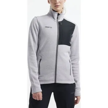 Cyklistická bunda W Mikina CRAFT ADV Explore Heavy Fleece jacket - 950999 grey melange, L