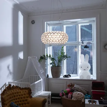 Foscarini Caboche Plus media závěs on/off čirá transparentní LED 23 W celkem - Doprava zdarma