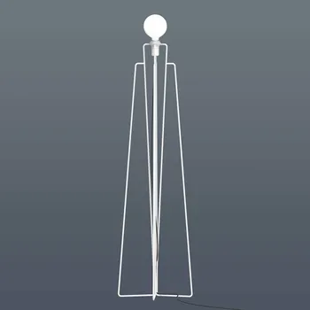 Lampička GRUPA Model M1 LED stojací lampa bílá kabel černá - kabelu se zástrčkou 300 cm bílá, opálová, černá 1 x 4 W LED - Doprava zdarma