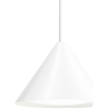 Louis Poulsen Keglen závěsné světlo 40cm bílá bílé LED celkem 21 W - Doprava zdarma