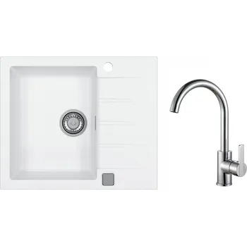 Granitový dřez SET ALVEUS CADIT 10/11 + BATERIE TONIA CHROM