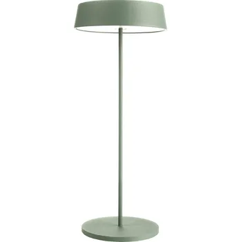 Venkovní osvětlení Deko-Light LED stolní lampa Miram s baterií stmívací zelená - výška stínidla 3 cm; Ø noha 10,2 cm zelený LED 2,2 W celkem - Doprava zdarma