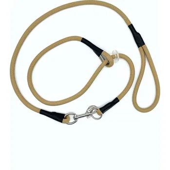 Vodítko pro psa DOGSTORE Dvoudílné vodítko 8 mm Barva: Béžová