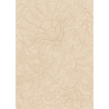 Tapeta Květinová vliesová fototapeta na zeď, béžová, 159411, Bloom, Esta Home