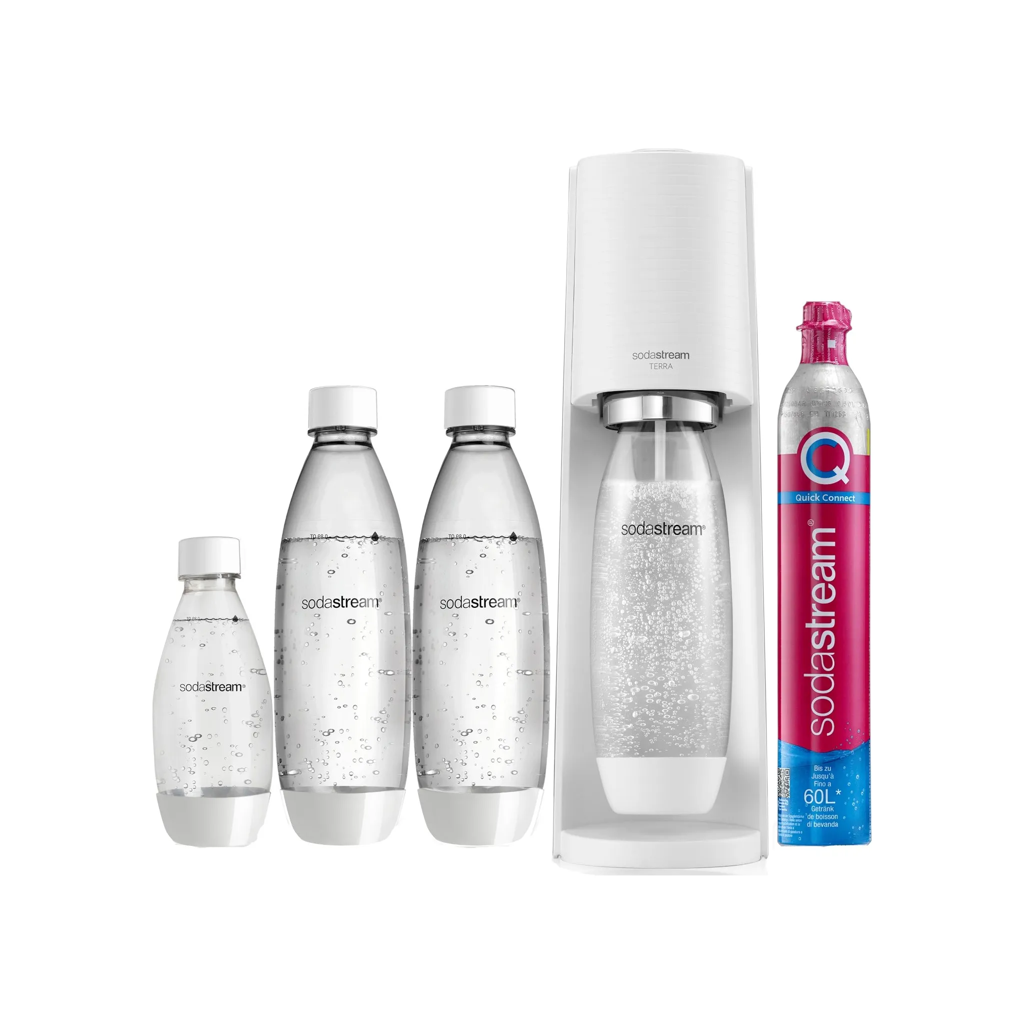 Fotografie 1 - Výrobník sody SodaStream Terra bílý Megapack