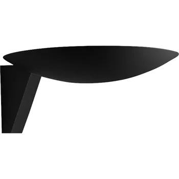 Lampička Wever & Ducré Lighting WEVER & DUCRÉ Scava 1.0 stojací lampa černá 3&nbsp;000K - nástěnný držák - šířka 3 cm, výška 8 cm černá (RAL 9005) LED celkem 24,5 W - Doprava zdarma