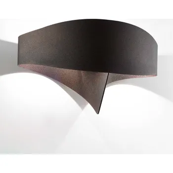 Lampička Selène LED nástěnné světlo Scudo z oceli, bronz bronzová 1 x 11 W LED - Doprava zdarma