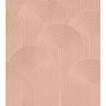 3D Geometrická vliesová fototapeta na zeď, růžová, 159383, Bloom, Esta Home