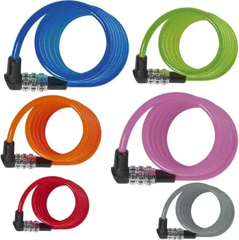 Zámek na kolo Abus Zámek spirálový lankový na kód ABUS 3506C/120 - Černý