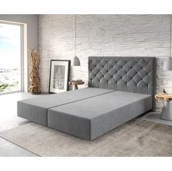 Postel DELIFE Čalouněná postel Dream-Great 160x200 cm mikrovlákno antracitová