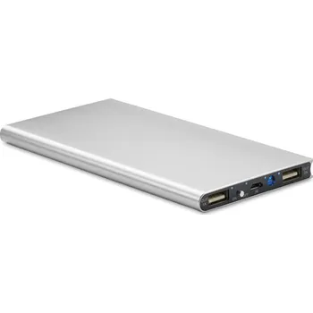 Powerbanka Power banka 8000 mAh Powerflat8, stříbrná mat