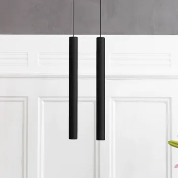 UMAGE Chimes Tall LED závěsné světlo dub černý - baldachýn - délka 10 cm, výška 2,7 cm 1 x 2 W LED - Doprava zdarma